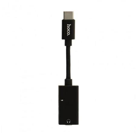 Адаптер Hoco LS19 Type-C 2-in-1 Audio Converter Адаптер Hoco LS19 Type-C 2-in-1 Audio Converter