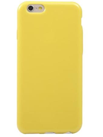 Чехол бампера силиконовый Krutoff для iPhone 6/6S (Yellow) Чехол бампера силиконовый Krutoff для iPhone 6/6S (Yellow)