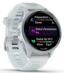 Смарт-часы Garmin Forerunner 570 42mm, Steinweiss/Cloud Blue Aluminium (010-02970-01)