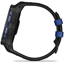 Умные часы Garmin Instinct 3 50 mm Amoled, Black with Black/Bolt Blue Silicone (010-03020-43) HK