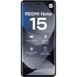 Смартфон Redmi Note 15 4G 6/128Гб, черный