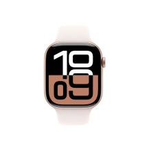 Apple Watch Series 10 46mm Rose Gold Aluminum Case with Sport Band, Light Blush