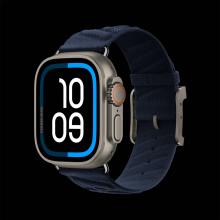 Apple Watch Ultra 2 (2024) 49mm Natural Titanium Case with Black Titanium Milanese Loop Medium