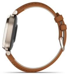 Умные часы Garmin Lily 2 Classic, Cream Gold / Tan Leather Band (010-02839-60)