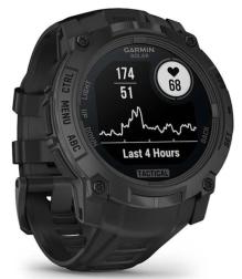Смарт-часы Garmin Instinct 3 50 mm Solar Tactical Edition, Black with Black Silicone (010-02935-90) HK