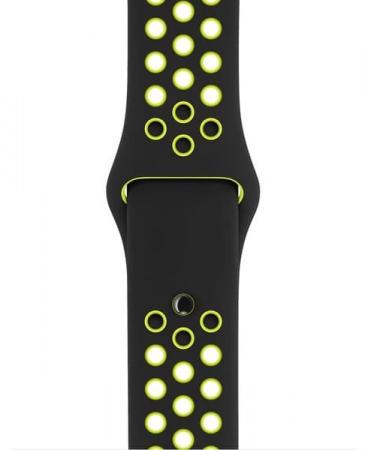 Ремешок Aple Whatch Nike 38 mm чёрный/зелёный Ремешок Aple Whatch Nike 38 mm чёрный/зелёный