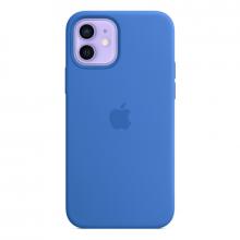 Силиконовый чехол MagSafe для  iPhone 12 mini, цвет «Капри»