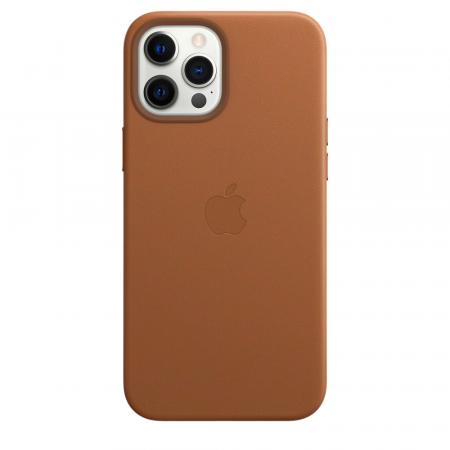 Кожаный чехол MagSafe для iPhone 12 Pro Max, золотисто-коричневый цвет Кожаный чехол MagSafe для iPhone 12 Pro Max, золотисто-коричневый цвет