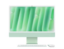 Моноблок Apple iMac 24 Retina 4,5K (M4, 10C CPU/10C GPU, 2024), 16 Гб, 512 Гб SSD, зеленый (MWUY3)