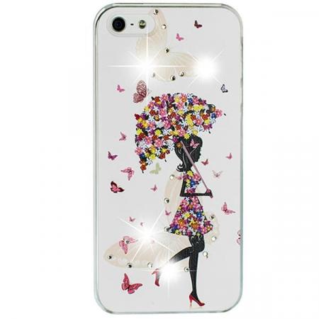 Чехол бампер силиконовый со стразами Swarovski для iPhone 5/5S/5SE Чехол бампер силиконовый со стразами Swarovski для iPhone 5/5S/5SE