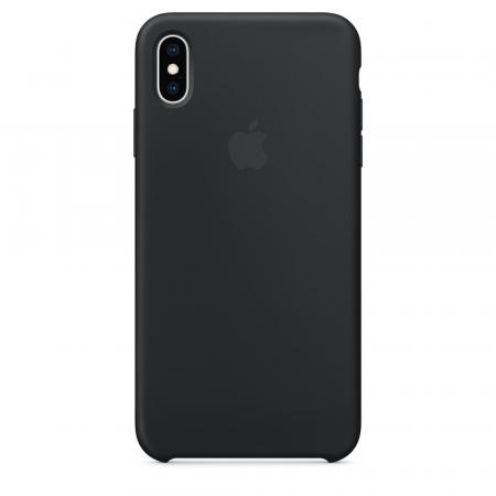 Силиконовый чехол для iPhone XS Max, цвет «черный» Силиконовый чехол для iPhone XS Max, цвет «черный»