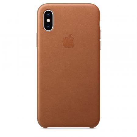 Кожанный чехол для iPhone XS Max, цвет коричневый Кожанный чехол для iPhone XS Max, цвет коричневый