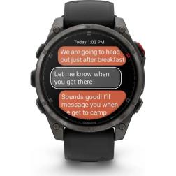 Смарт-часы Garmin Fenix 8 Pro 47 mm Amoled Sapphire Titanium Carbon Gray (010-03198-01)