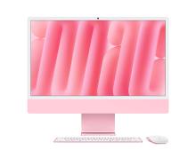 Моноблок Apple iMac 24 Retina 4,5K (M4, 8C CPU/8C GPU, 2024), 16 Гб, 256 Гб SSD, розовый (MWUG3)