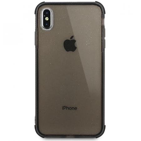 Чехол для iPhone X/XS Glazy силикон (Черный) Чехол для iPhone X/XS Glazy силикон (Черный)