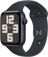 Умные часы Apple Watch SE 44mm (2024) Midnight Aluminum Case with Midnight Sport Band M/L (MXEK3)