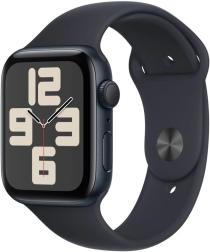 Умные часы Apple Watch SE 44mm (2024) Midnight Aluminum Case with Midnight Sport Band M/L (MXEK3)